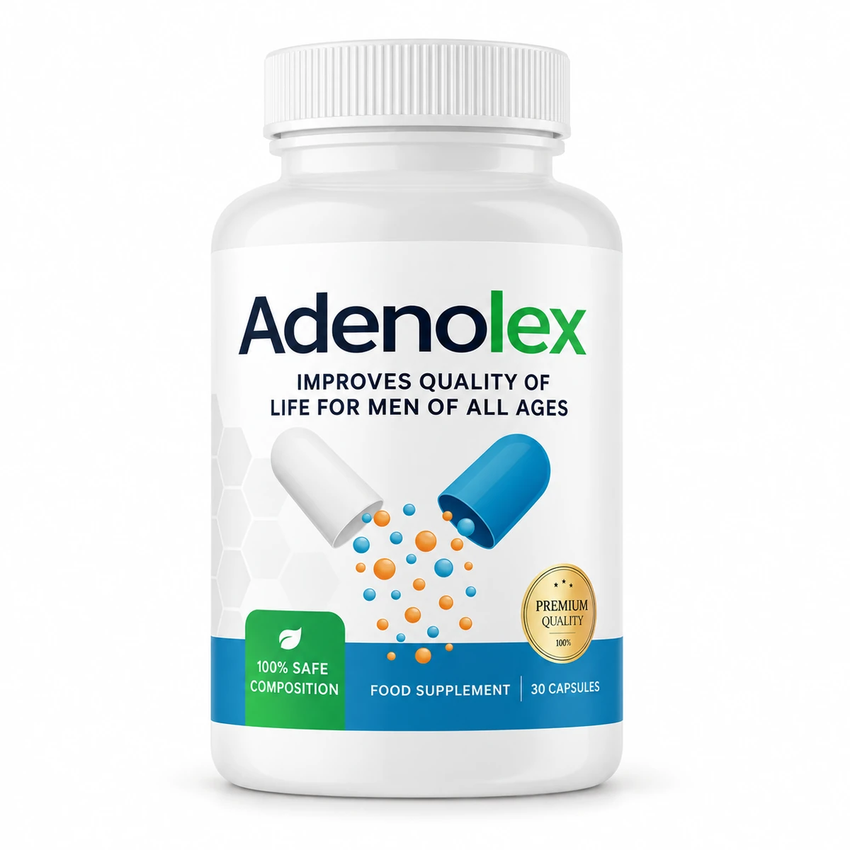 Adenolex – barattolo da 30 capsule per prostata e vie urinarie
