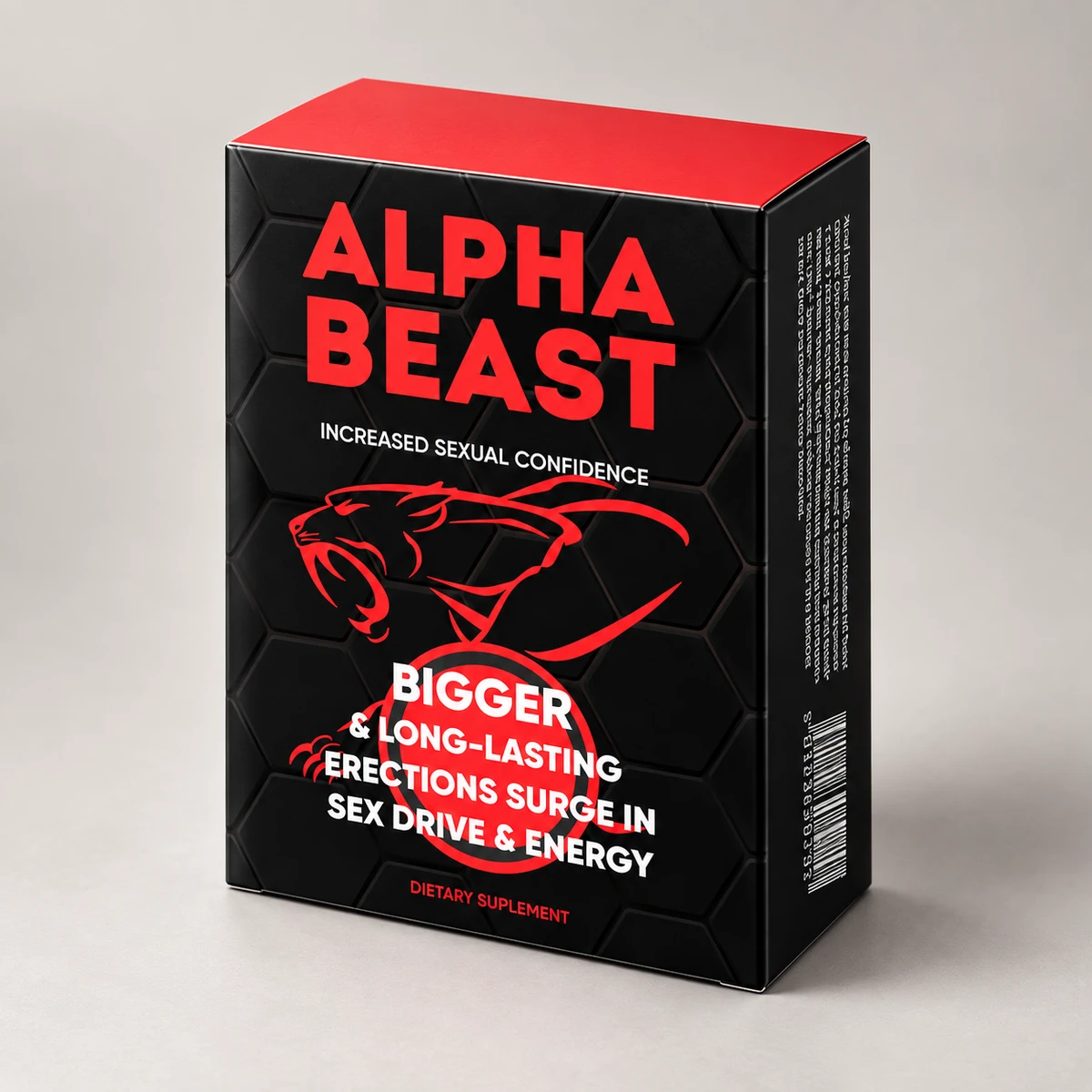 Alpha Beast – confezione con pantera vista di tre quarti