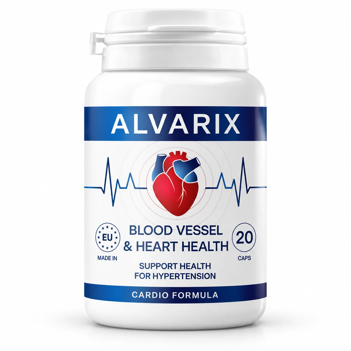 Alvarix – barattolo da 20 capsule per cuore e vasi sanguigni