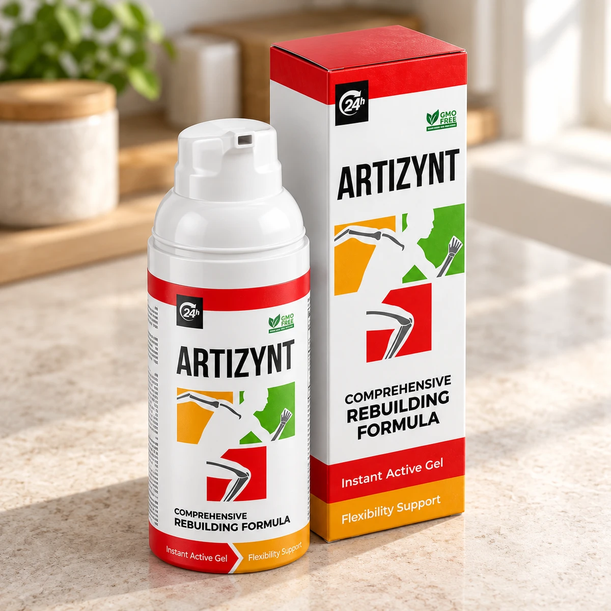 ArtiZynt Gel – confezione su un piano di cucina