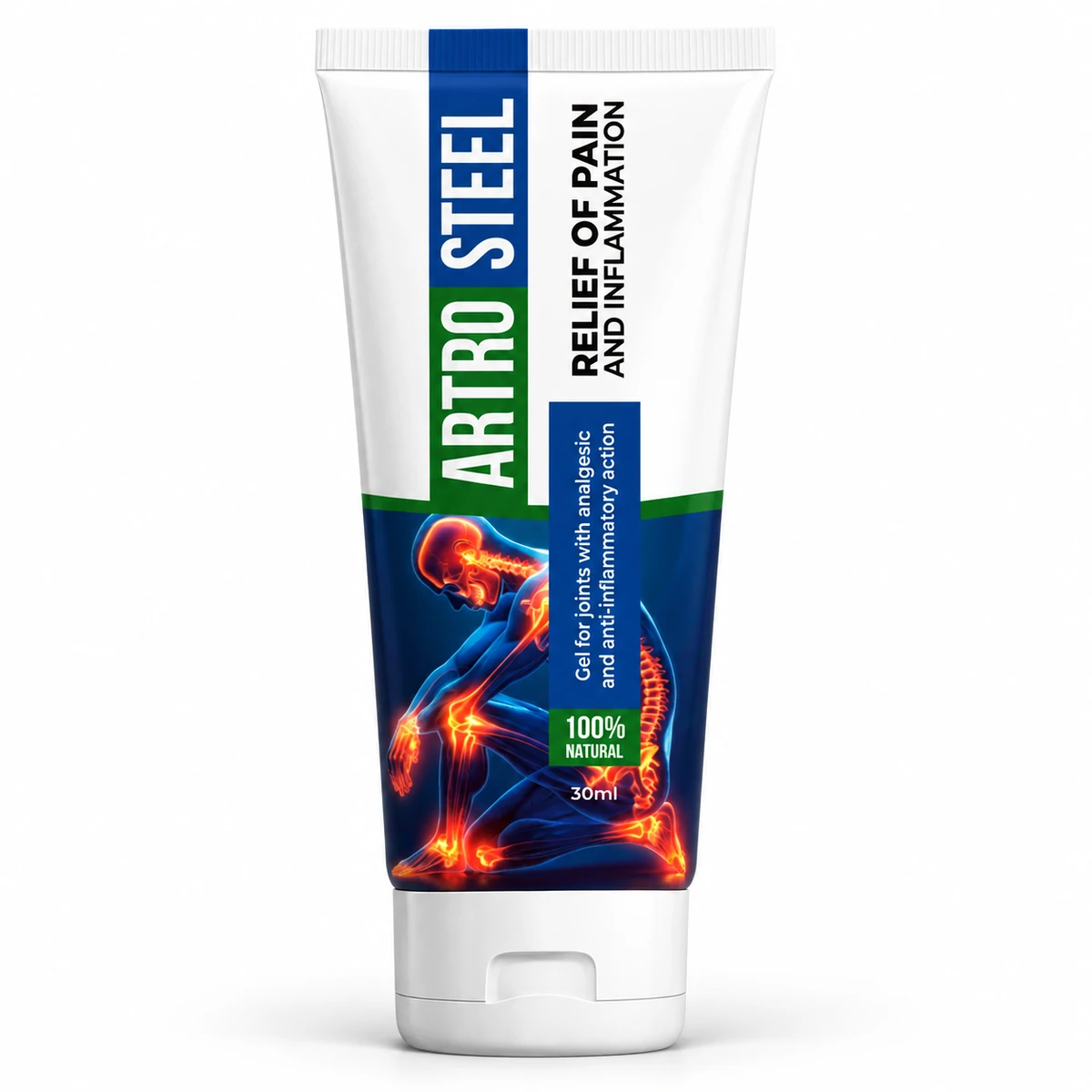 Artrosteel – tubo di gel per le articolazioni da 30 ml