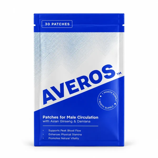 Averos – busta da 30 cerotti per la circolazione maschile