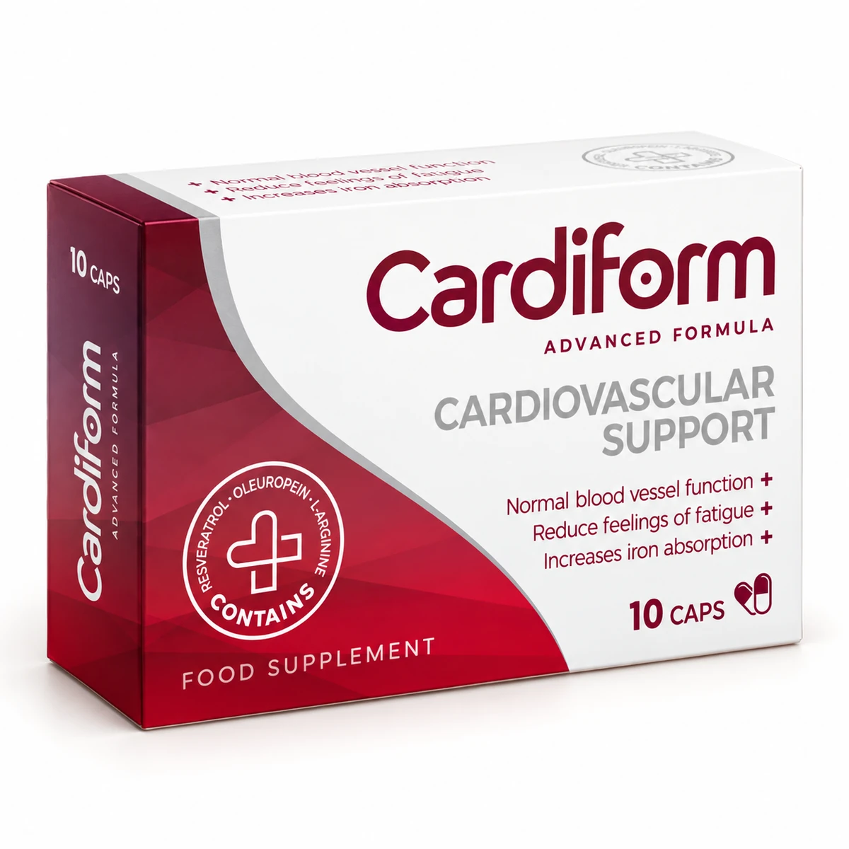 Cardiform – scatola di capsule per il supporto cardiovascolare