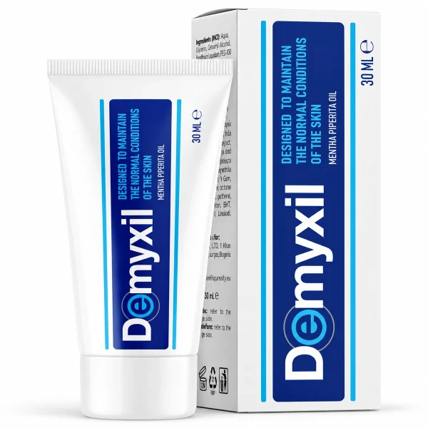 Demyxil – tubo di crema da 30 ml con astuccio blu e bianco