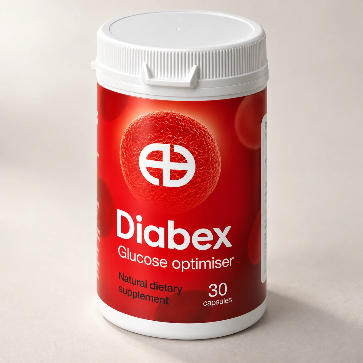 Diabex – barattolo da 30 capsule visto di tre quarti