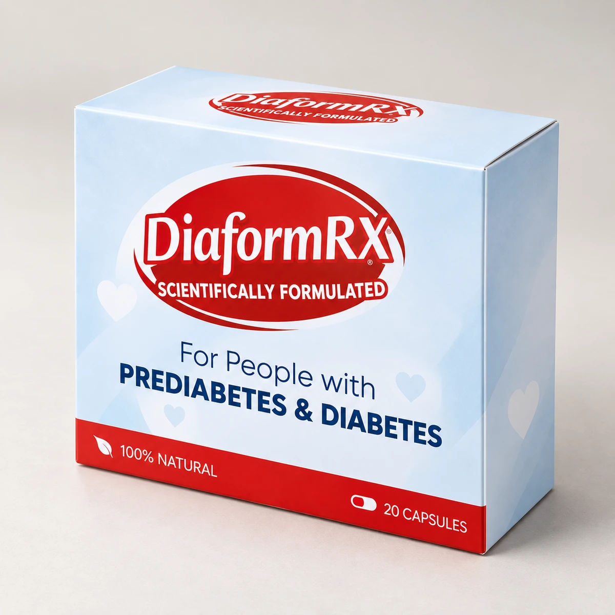 DiaformRX – confezione di capsule vista di tre quarti