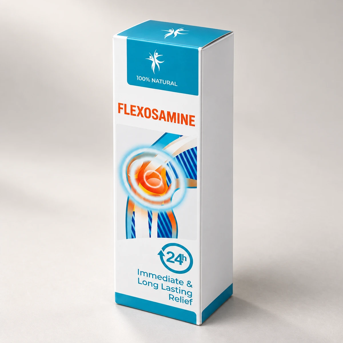 Flexosamine Gel – confezione vista di tre quarti