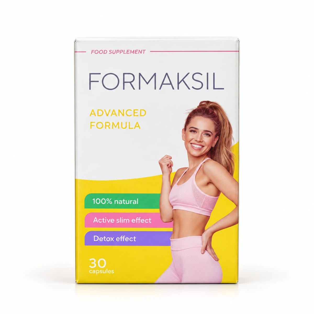 Formaksil – scatola gialla e bianca da 30 capsule