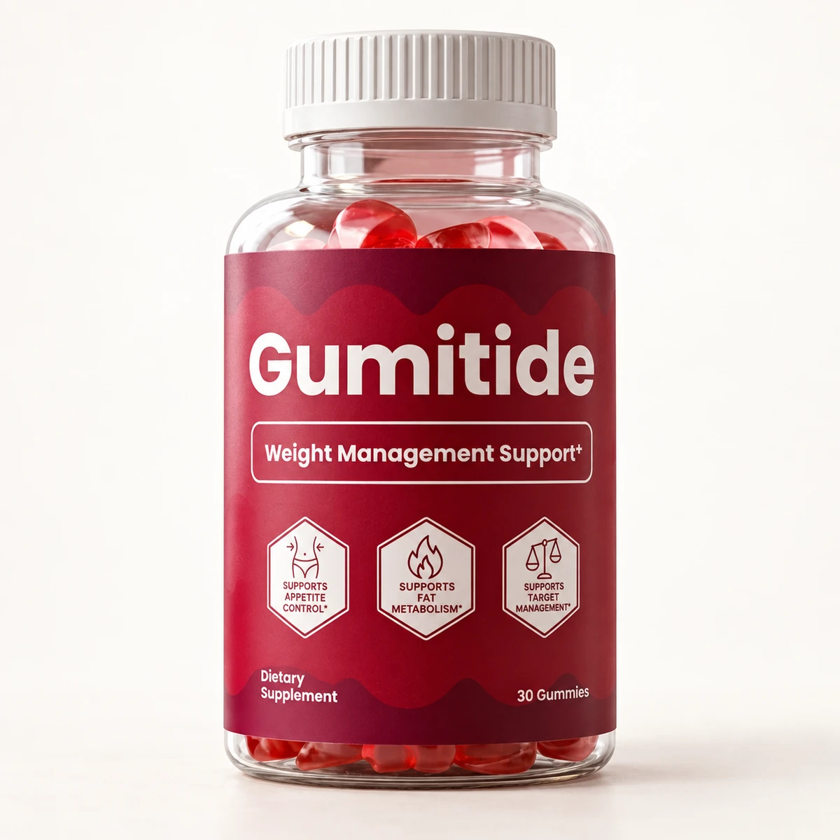 Gumitide – barattolo da 30 caramelle gommose per il controllo del peso